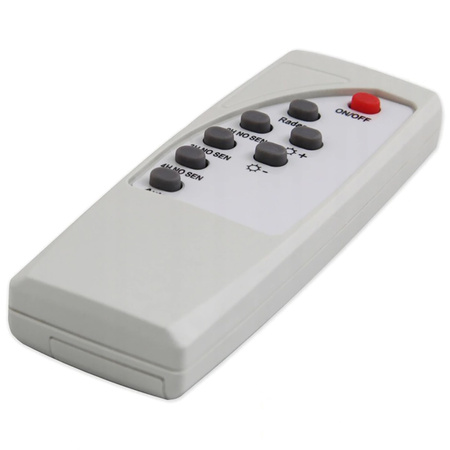 LED solární pouliční lampa černá 100W 6000K Studená bílá IP65 pohybový a soumrakový senzor + dálkové ovládání