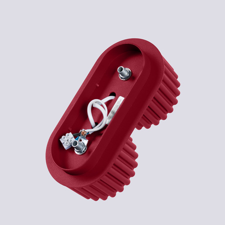 Svítidlo pro povrchovou montáž 2x GX53 Aluminium Burgundy Aura Deep Space SL.1823 Sollux