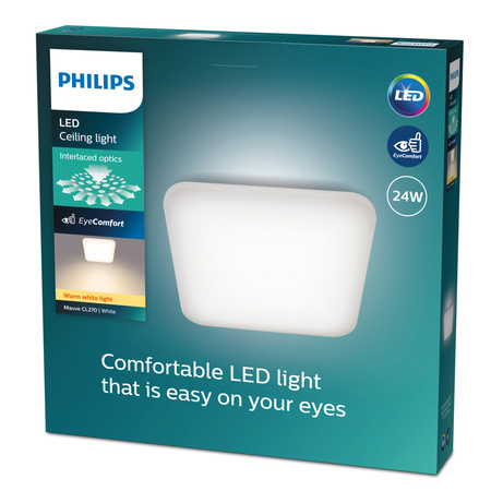 Stropní svítidlo LED Plafond 24W 2900lm 2700K White Mauve Philips