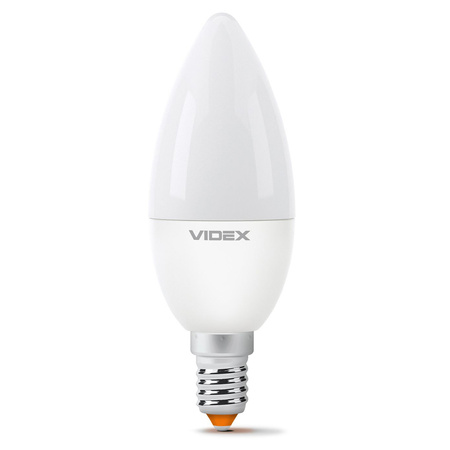 LED žárovka E14 C37 svíčka 7W = 50W 630lm 4000K neutrální bílá 220° Videx