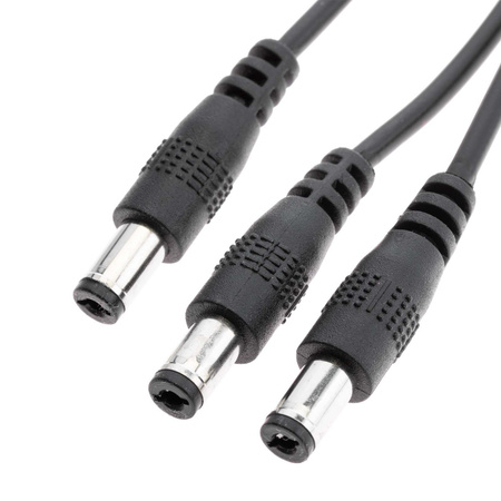 Zásuvka pro DC 2.1/5.5 LED pásek se třemi zásuvkovými výstupy