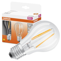 2x LED žárovka E27 A60 6.5W = 60W 806lm 2700K Teplá bílá 300° Vlákno OSRAM STAR