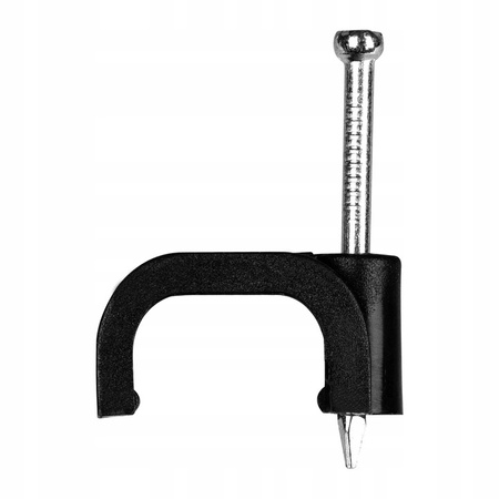 Držák plochého kabelu FLOP CLIP YDYp2x1.5 7/5 Černý 100 ks PAWBOL