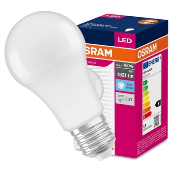 LED žárovka E27 A60 13W = 100W 1521lm 4000K Neutrální bila 200° OSRAM