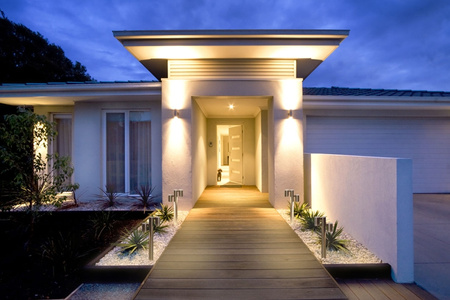 Zahradní svítidlo KINKIET top down LED DARSA EL-235T-UP 2xGU10 IP44 Silver Kanlux