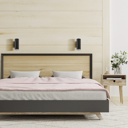 Nástěnné venkovní svítidlo GU10 černé IP44 TURYN Sanico Goldlux