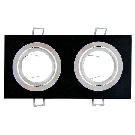 Stropní svítidlo DOUBLE SOUTH OPAL GOLDLUX (Polux) ČERNÁ GU10