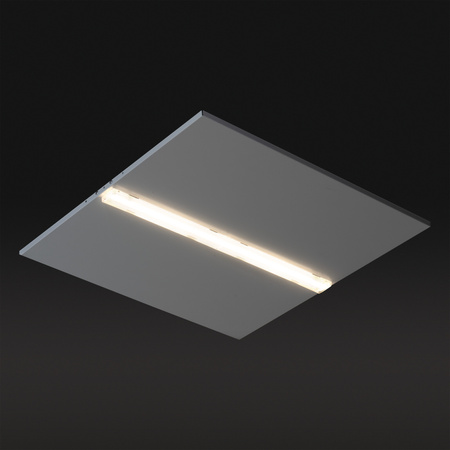 LED podhledový panel 60x60 Lamp 37W 4450lm 3000K teplá bílá 60° černé Kanlux