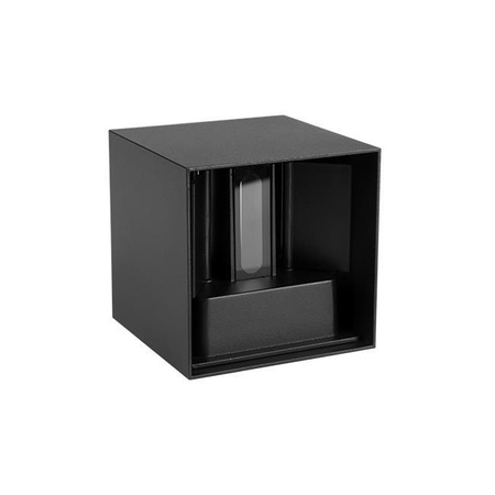 Zahradní lampa LED nástěnná lampa G9 Venkovní svítidlo Černá nahoře/dole s nastavitelným úhlem osvětlení Kira