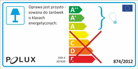 STROPNÍ SVÍTIDLO. DIDI MIX14011-2DEP 2xE14 DĚTSKÝ POKOJ GOLDLUX (Polux)