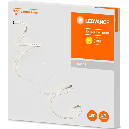 LED pásek 5V 3.2W 200lm 3500K teplá bílá 1.5m Ledvance