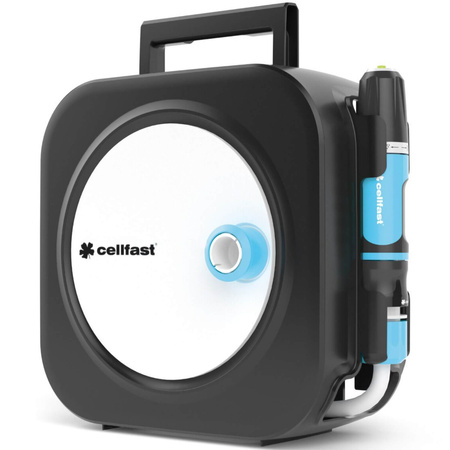 Zahradní hadicový naviják s koncovkami 3/8" 10 m + sada zavlažovačů ERGO XS CELLFAST