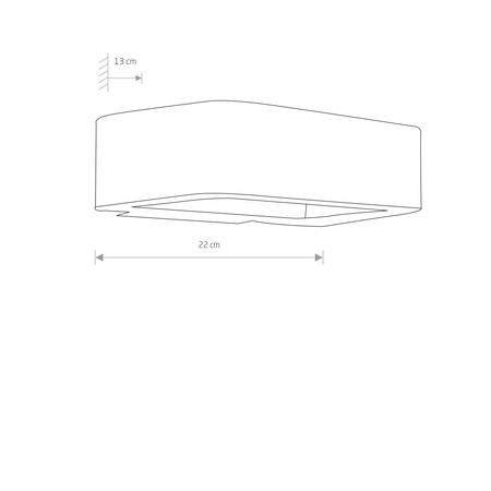 Zahradní lampa Nástěnná lampa MUNO LED 6776 IP54 6W 3000K Grafit Nowodvorski