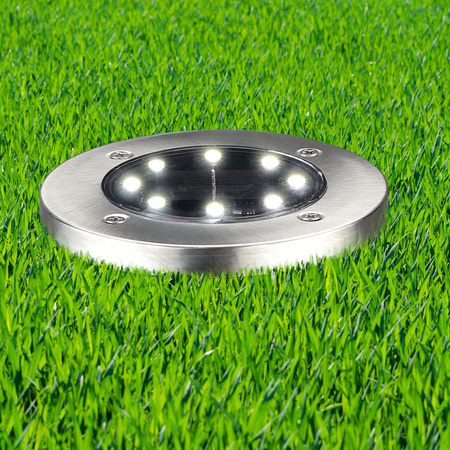 Spot Silver IP44 Solární bodová lampa se soumrakovým senzorem Solly Sanico Goldlux