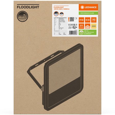 LED reflektor 100W 14000lm 3000K IP66 bílý LEDVANCE reflektor