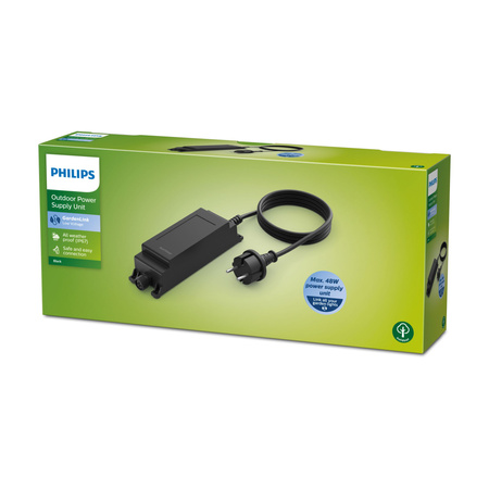 GardenLink TRANSFORMER 48W 12V IP67 napájecí zdroj Transformer Black PHILIPS
