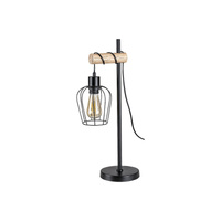 Stolní noční lampa E27 černá Industrial Fabian 5245 Rabalux