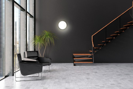 Plafond LED stropní světlo 42W 3500lm 3000K teplá povrchová montáž bílá 50cm povrch Ledvance