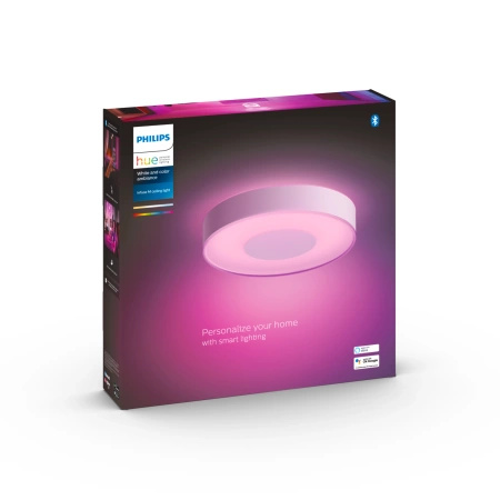 LED stropní svítidlo INFUSE M White 33,5W CCT RGB PHILIPS HUE Bluetooth Zigbee