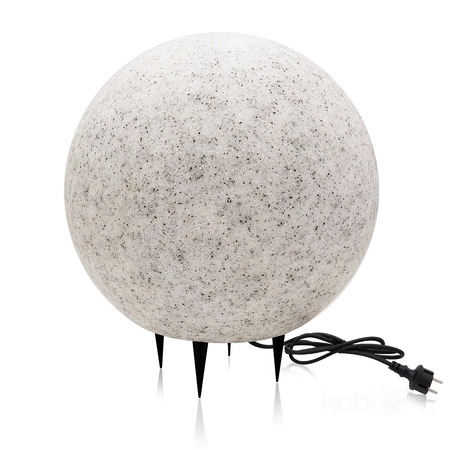 Venkovní lampa Sphere E27 Grey IP65 Zahradní koule Kobi