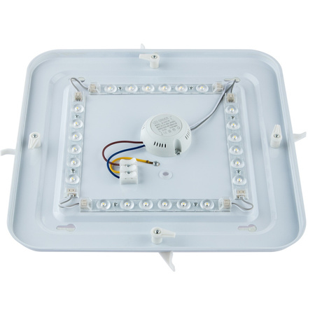 Plafond LED stropní nástěnné svítidlo Square 24W 4000K 33cm IP44