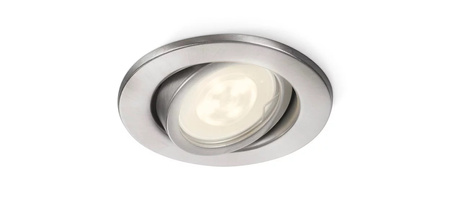 LED venkovní stropní zahradní svítidlo FRESCO myGarden GU10 IP23 zapuštěné očko Stříbrné PHILIPS