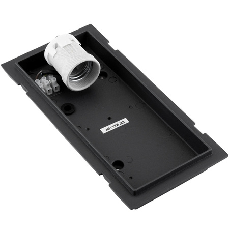 Zahradní nástěnné svítidlo Venkovní nástěnné svítidlo MIRIA E27 IP44 270° Černá