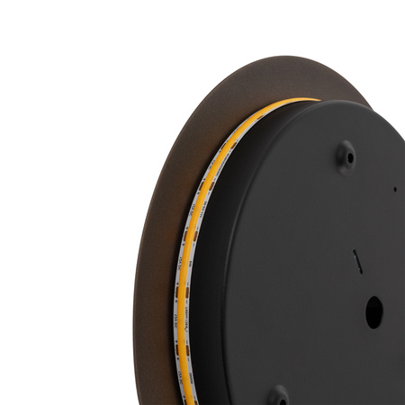 Nástěnné svítidlo LED 10W 130lm 3000K Warm Brown Modern RING LED M 10352 Nowodvorski