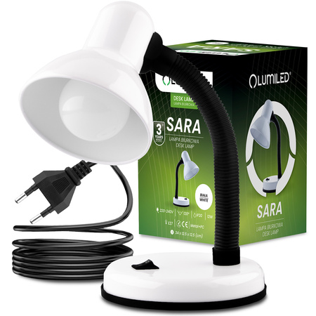 Stolní lampa Školní Noční E27, Nastavitelná LUMILED