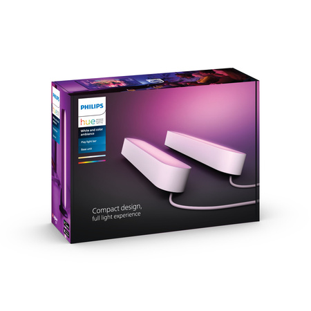 Philips HUE Play Set dvou bílých stolních lamp + napájecí adaptér 78202/1E/7