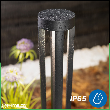 Venkovní zahradní lampa 12W, LED sloupek 80cm 4000K QUERO LUMILED