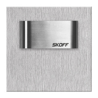 LED svítidlo na schodiště 0.4W modré 10V DC IP20 Cut Inox TANGO MINI SHORT Skoff
