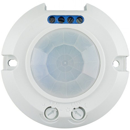 PIR 360° pohybový a soumrakový senzor 6m stropní bílá