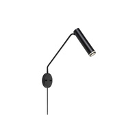 Nástěnné svítidlo LED GU10 Black Modern Senobia Rabalux