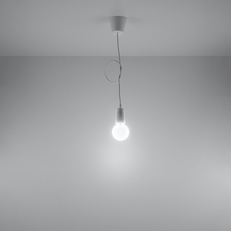 LED závěsné stropní svítidlo DIEGO E27 Overhang White SOLLUX