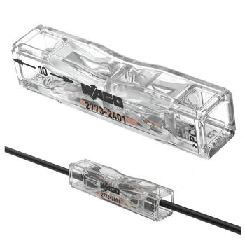 Instalační konektor Rychlokonektor 2773-2401 Průchozí otvor 2x4mm WAGO