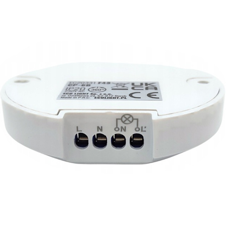 PIR 360° pohybový a soumrakový senzor 6m stropní bílá