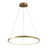 LED závěsné stropní svítidlo 20W 2600lm 4000K neutrální 120° zlaté LEA Sanico Goldlux