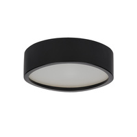 Dekorativní stropní svítidlo Plafond LED pro povrchovou montáž E27 Round Black Jasmin Kanlux