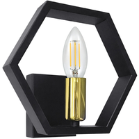 Nástěnné svítidlo Venkovní fasádní svítidlo E14 Black Gold Honey Sanico Goldlux