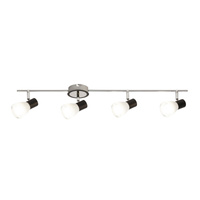 Bodové stropní svítidlo Bodový reflektor 4x E14 Black Classic Ati Rabalux