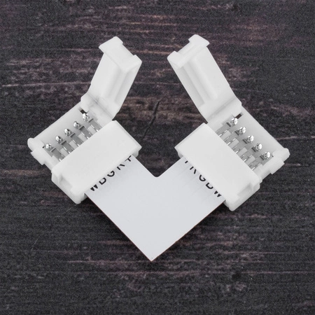 Úhlový konektor pro LED pásek 5PIN. 12mm západka