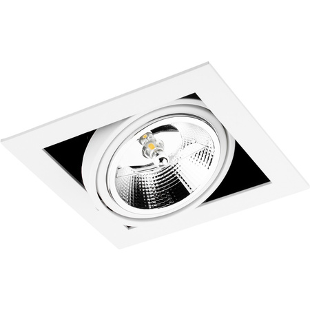 Halogenová Podhledové svítidlo GU10, ES111 Nastavitelná Čtvercová Bílá CANIS LUMILED