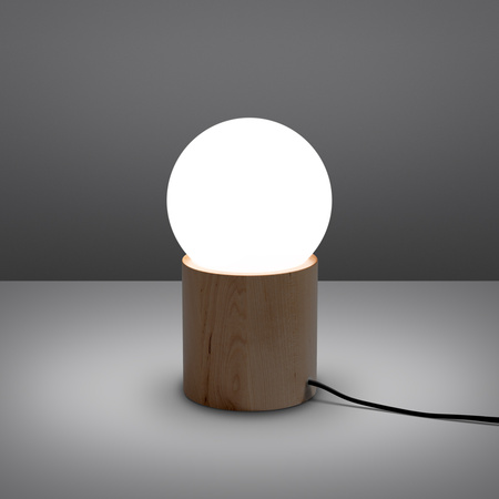BOOMO G9 Dřevěná stolní lampa na nočním stolku Moderní SOLLUX