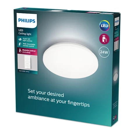 Stropní svítidlo LED Plafond 24W 2700-6500K stmívatelné CCT 38cm IZSO + PHILIPS PILOT