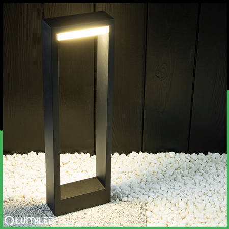 Venkovní zahradní lampa 10W, LED sloupek 60cm HOSTA LUMILED