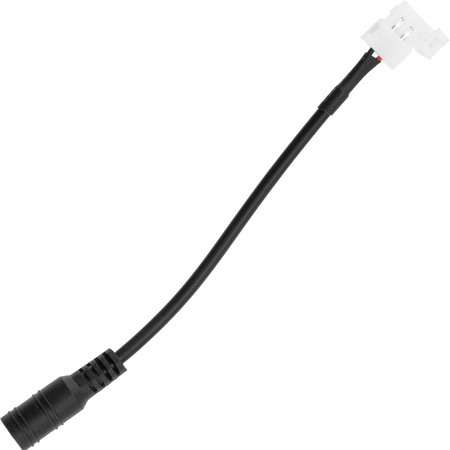 Konektor napájení DC 2.1 / 5.5 mm, Montážní s kabelem s aretací 15cm LUMILED
