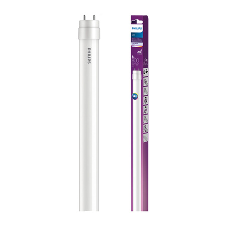 LED zářivka G13 8W = 18W 800lm 4000K Neutrální bila 240° 60cm PHILIPS