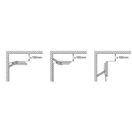 LED reflektor 125W 15000lm 4000K IP65 černý LEDVANCE reflektor