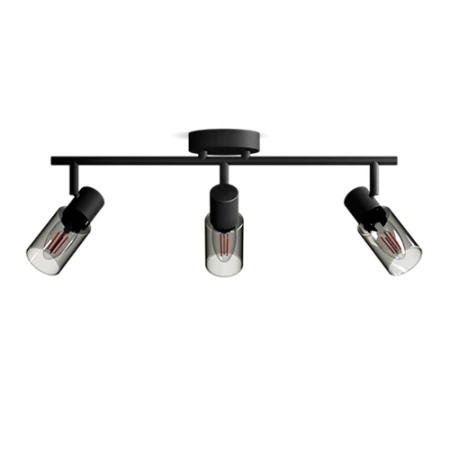 Reflektorové stropní svítidlo 3x E14 Black Palms Philips